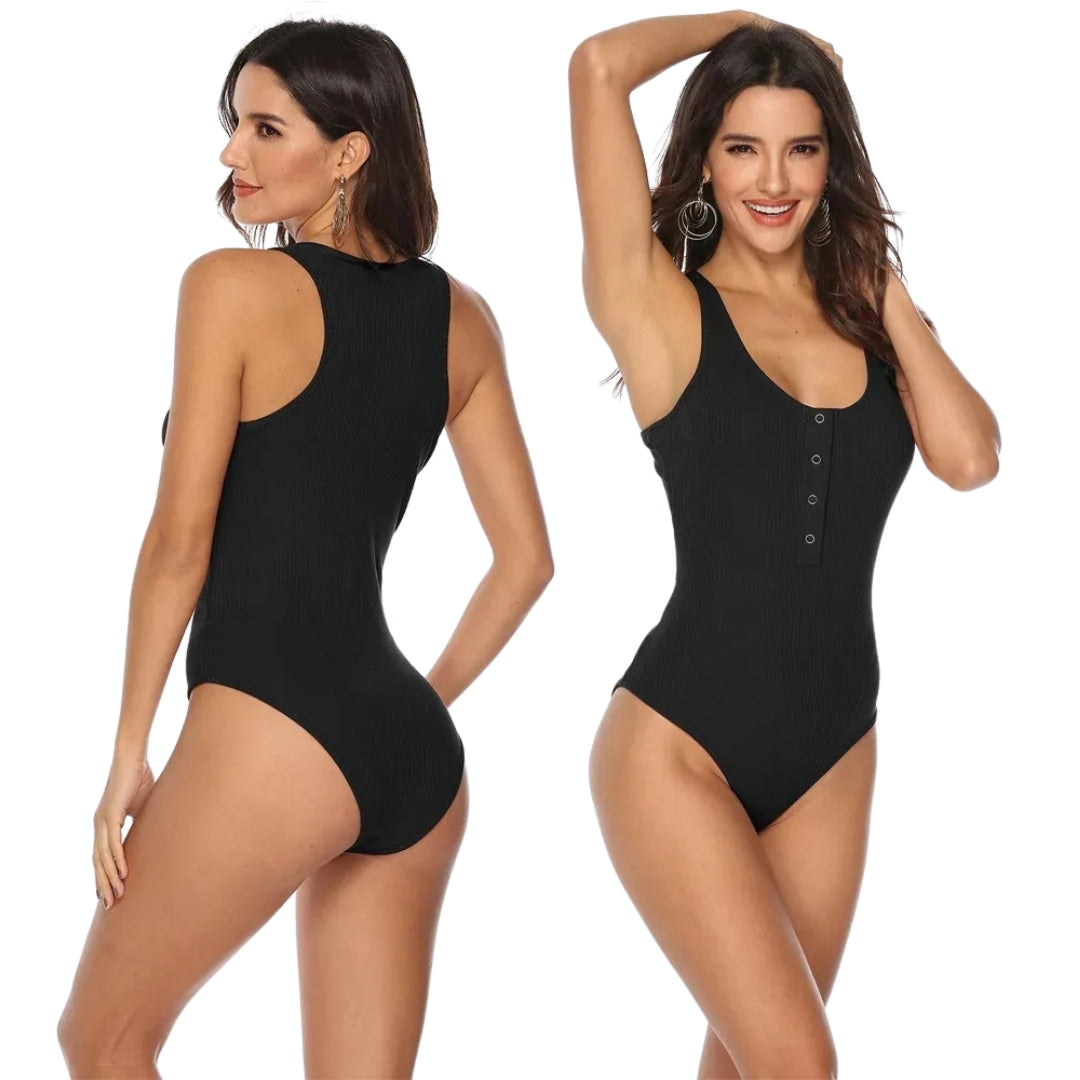 Myla Geribbelde Bodysuit voor Dames