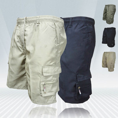 Cargo Shorts voor Mannen Elastische Taille