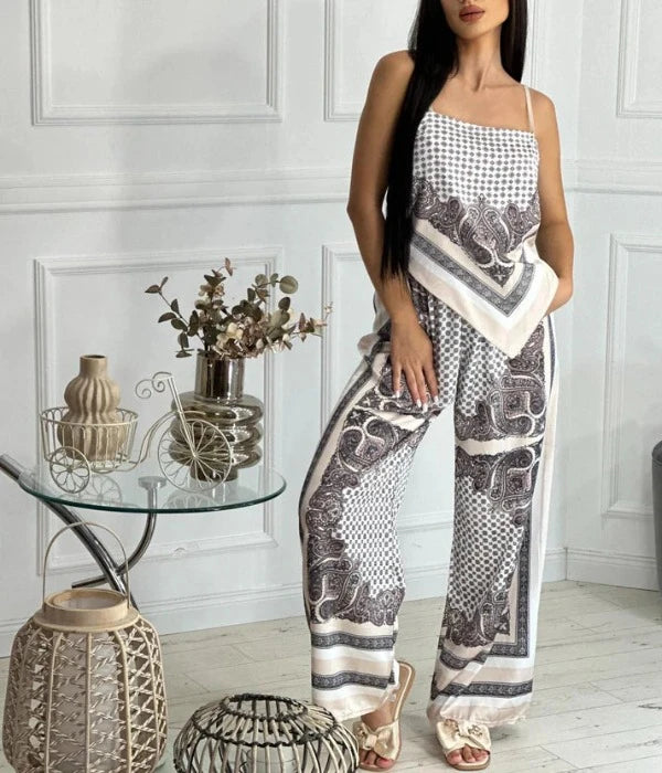 Dames Tweedelige Boho Stijl Zomerset