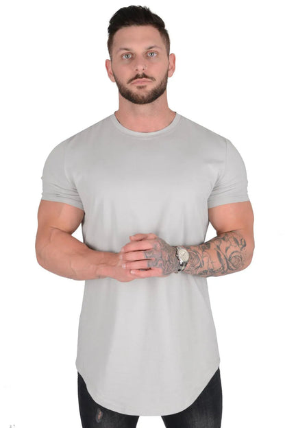 Liam Athletisch Sport Casual Katoen T-Shirt voor Mannen