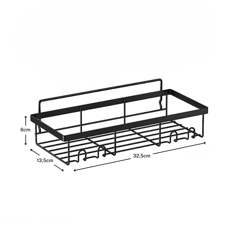 Douchecaddy Plank Organze Wandmontage voor Efficiënte Badkameropslag