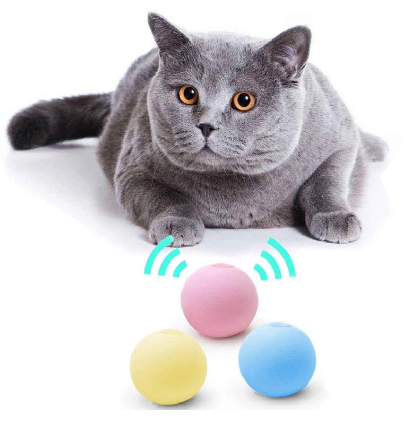 Interactieve Fleecebal voor Katten Fidget Speelgoed