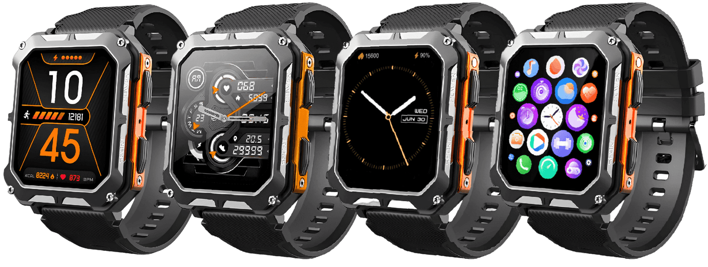 Vexo Smartwatch Stijlvol, Aanpasbaar en Met Langdurige Batterij