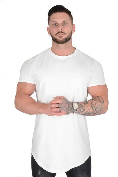 Liam Athletisch Sport Casual Katoen T-Shirt voor Mannen