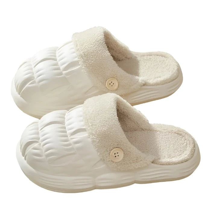 Waterdichte Warme Bont Slippers Pluche Winter Teenslippers Bontglijders