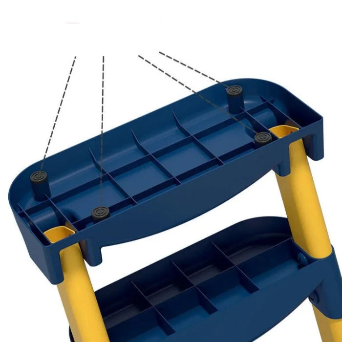 Zittend Potje- Kinder wc-bril ladder - Opvouwbare Toiletbril