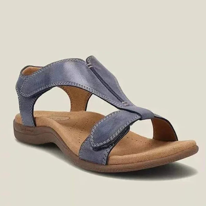 Dames VerstelbareLeer Sandalen