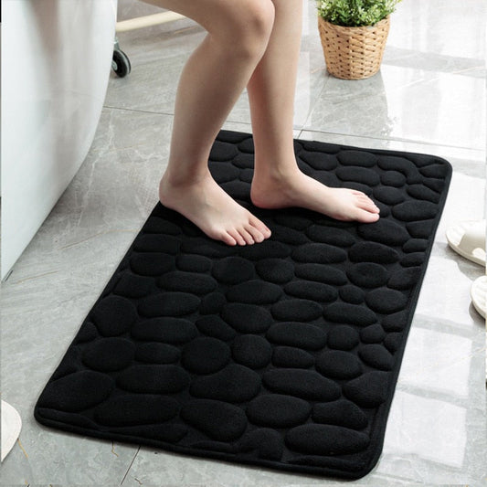 Baddome Cobblestone Badkamermat Luxe Design voor Stressvermindering