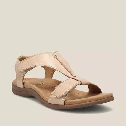 Dames VerstelbareLeer Sandalen