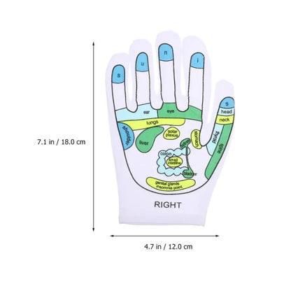 Herbruikbare Reflexologie Handschoenen voor Voet Scrub en Acupressuur Tools