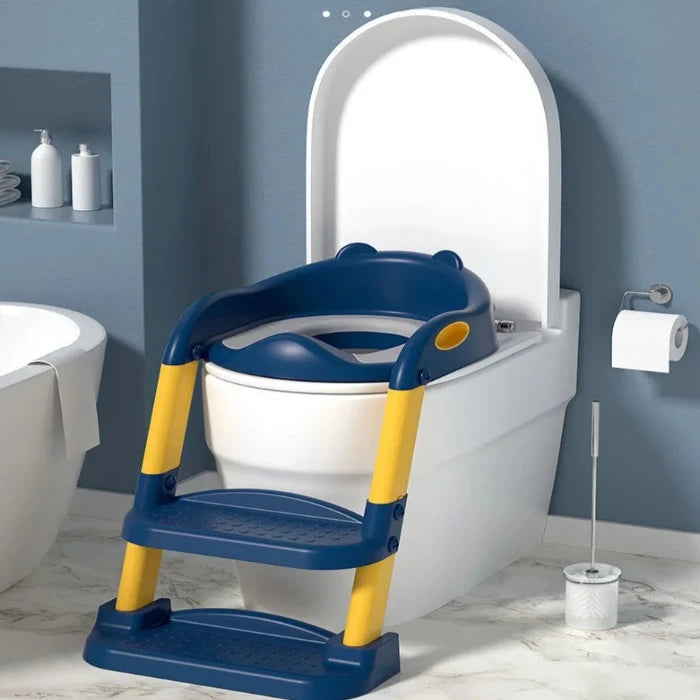 Zittend Potje- Kinder wc-bril ladder - Opvouwbare Toiletbril