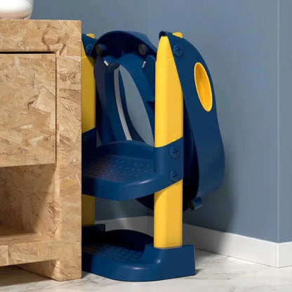 Zittend Potje- Kinder wc-bril ladder - Opvouwbare Toiletbril