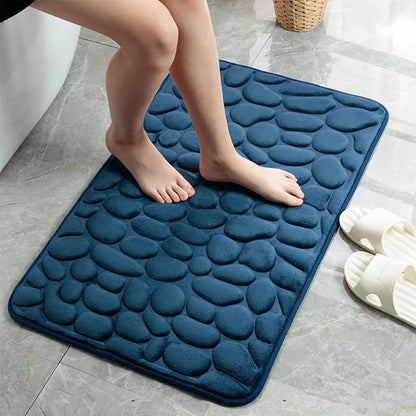 Baddome Cobblestone Badkamermat Luxe Design voor Stressvermindering