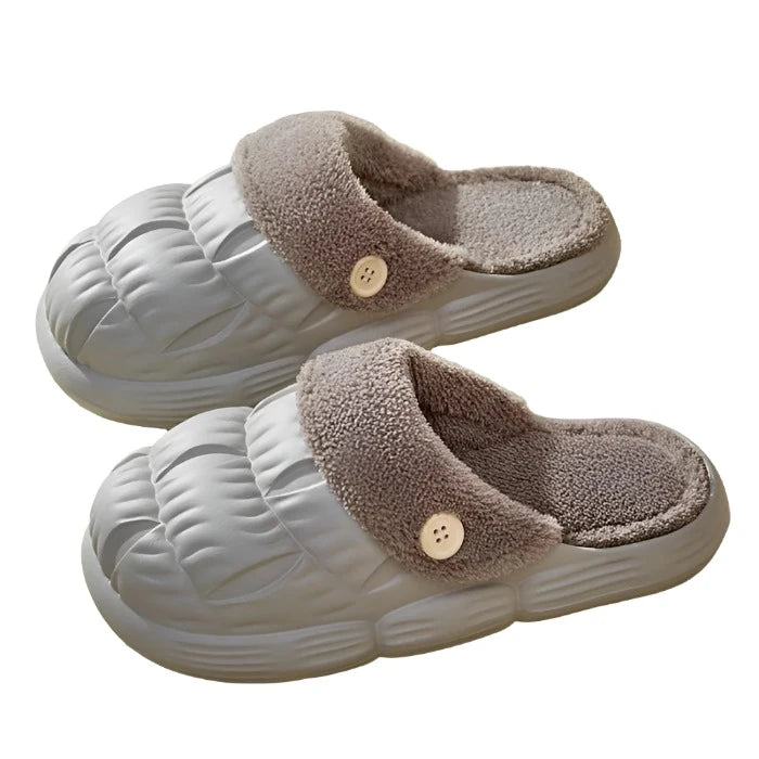 Waterdichte Warme Bont Slippers Pluche Winter Teenslippers Bontglijders