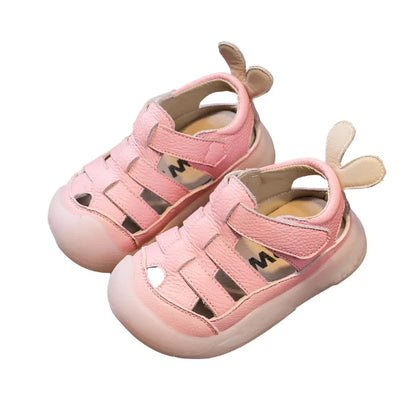 Baby Peuter Zomer Schoenen Echt Leer Zachte Zool Kinderen Strand Sandalen