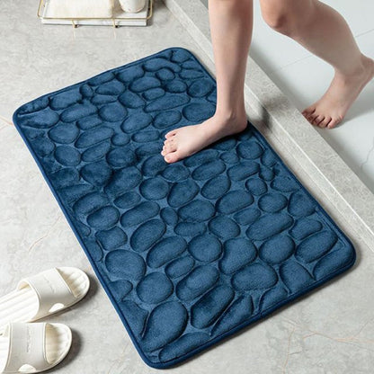 Baddome Cobblestone Badkamermat Luxe Design voor Stressvermindering