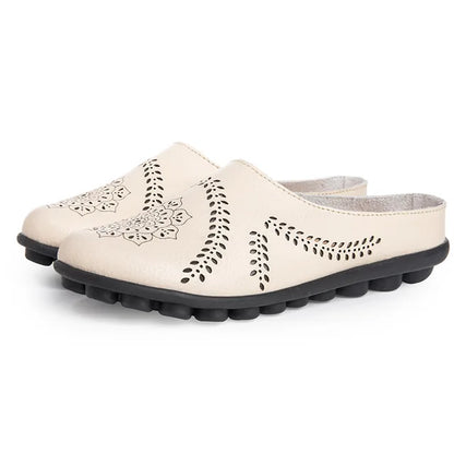 Leah Slippers voor Dames Comfortabel en Casual Kunstleer voor de Zomer