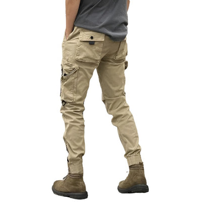 Heren Cargo Broek in Safari Stijl van Polyester voor Casual Tactisch Gebruik