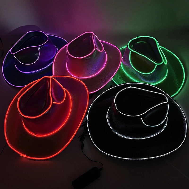 Neon Cowboyhoed Rodeo Verlicht Elk Feest met Gemak!