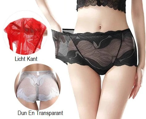 Zijden Slipje LaceUp Dames Veelzijdige Lingerie voor Alle Maten