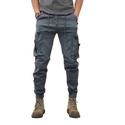 Heren Cargo Broek in Safari Stijl van Polyester voor Casual Tactisch Gebruik